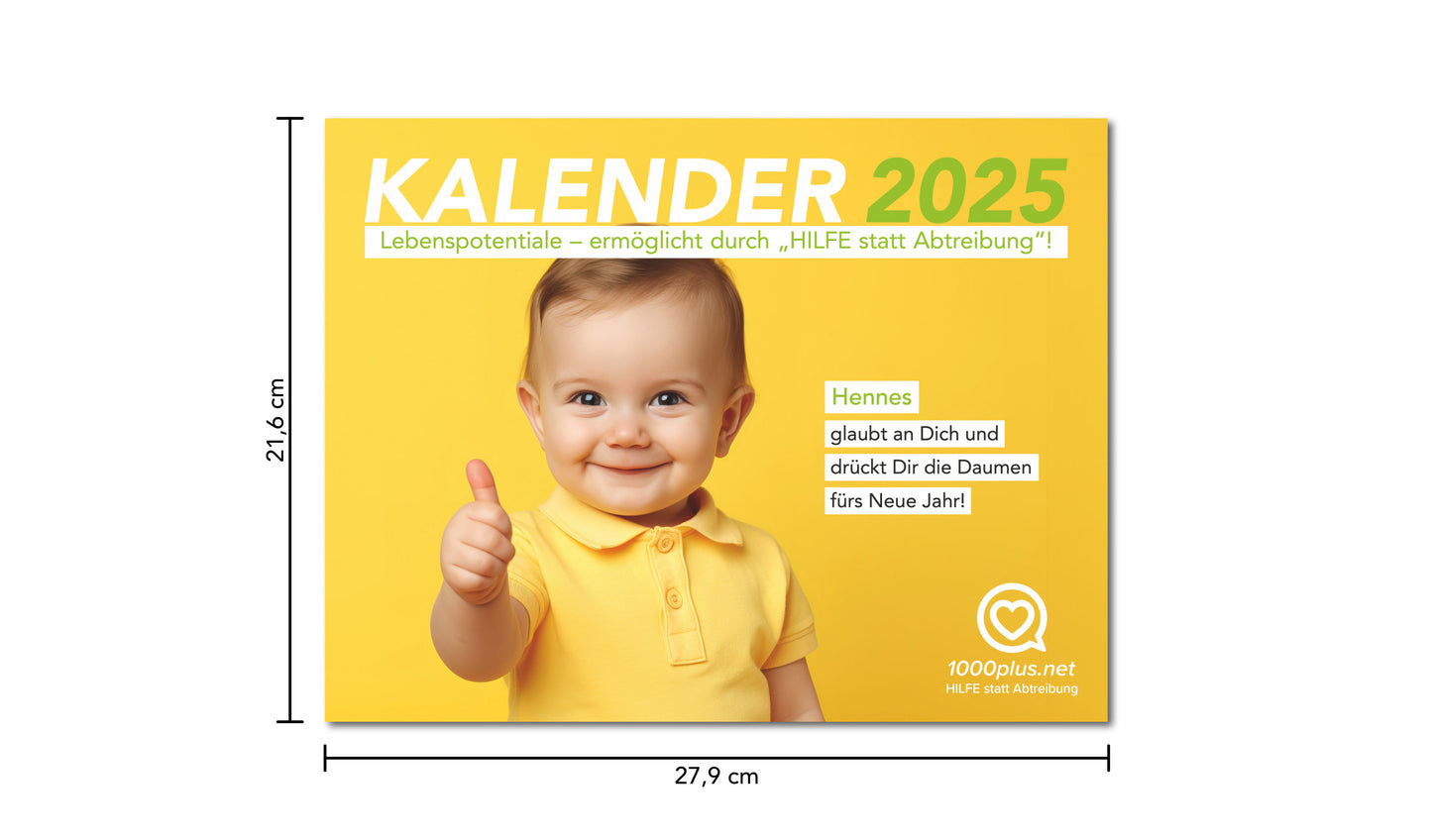 1000plus-Kalender 2025